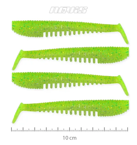 IMPULSE SHAD 10CM 4DB/CS (FLASH CHARTREUSE)
