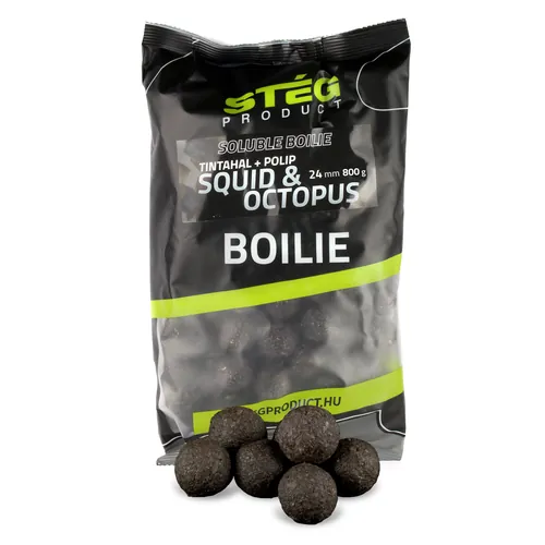STÉG SOLUBLE BOILIE 24MM 800G SQUID & OCTOPUS
