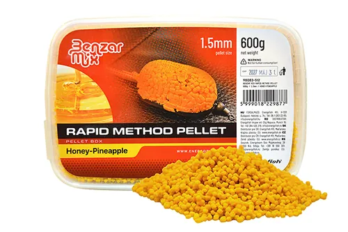 BENZAR RAPID METHOD PELLET MÉZ&ANANÁSZ 1,5MM 600GR