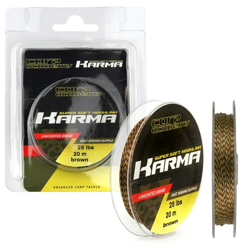 KARMA HOOKLINK 20M 25LB BROWN
