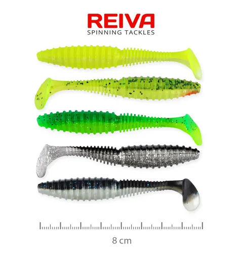 ZANDER POWER SHAD 8CM 5DB/CS (5SZÍN)