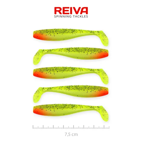 FLAT MINNOW SHAD 7,5CM 5DB/CS (WATERMELON)