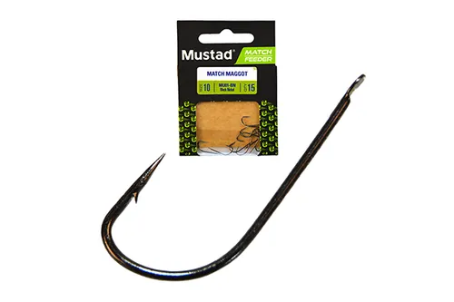 MUSTAD ULTRA NP MATCH MAGGOT SPADE BARBED 16 15DB/CSOMAG