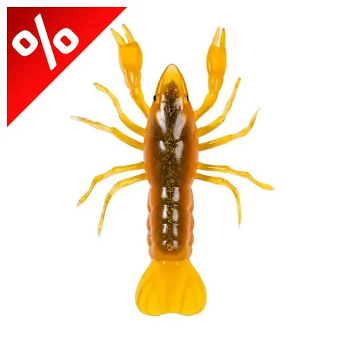 LIVETARGET 2.8" CRAWFISH UN-RIGGED ORANGE / GREEN 71 MM SINKING 6DB/CS