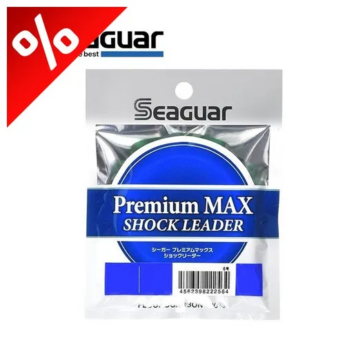 SEAGUAR PREMIUMMAX SHOCK LEADER 20M 34LB 8PE FLUOROCARBON