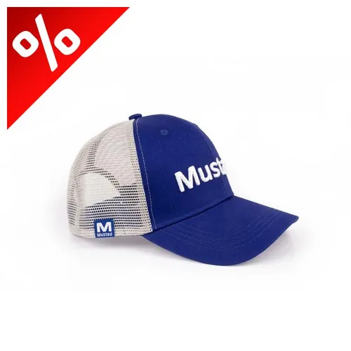 MUSTAD BLUE TRUCKER CAP - EMBROIDERY - 114