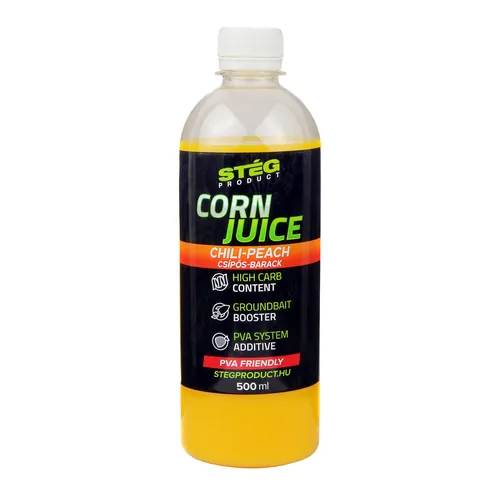 STÉG CORN JUICE 500ML CHILI-PEACH