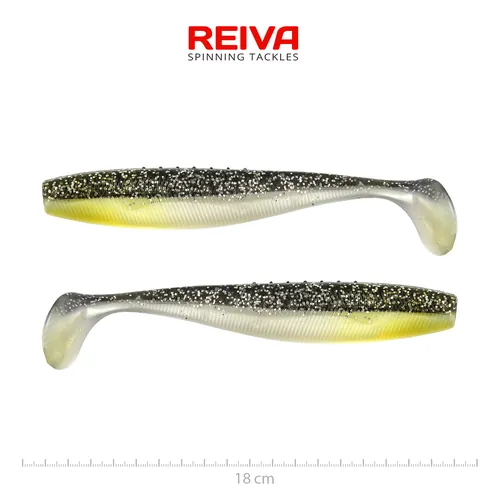 FLAT MINNOW SHAD 18CM 2DB/CS (MOONSHINE BLEAK)