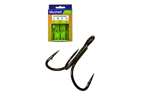 MUSTAD UP KVD BN TRIPLE GRIP BN 6 6DB/CSOMAG