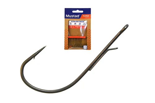 MUSTAD ALPHA-GRIP FINESSE, 2/0 5DB/CSOMAG