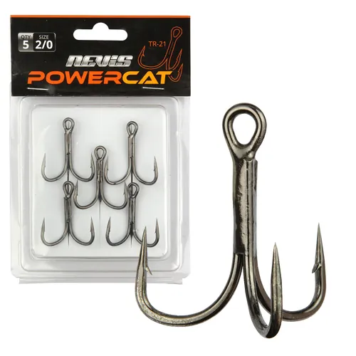 POWERCAT TREBLE HOOK 6/0 TR-21 5DB