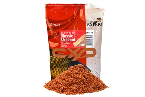 CARP EXPERT SMART GROUNDBAIT CLASSIC METHOD 800G CHOCOLATE-ORANGE