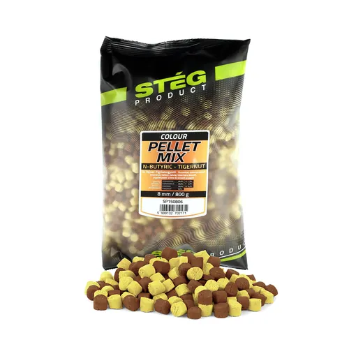 STÉG PELLET MIX 8MM 800G N-BUTYRIC-TIGERNUT