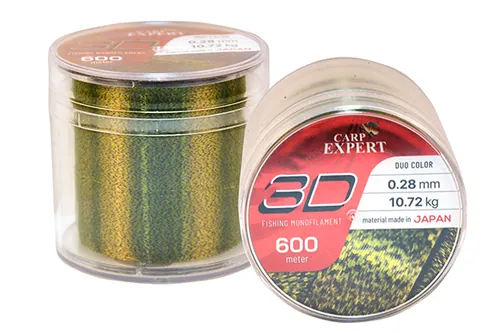 CARP EXPERT 3D 600M/SPOOL CAMOUFLAGE 0.20MM 5,31KG