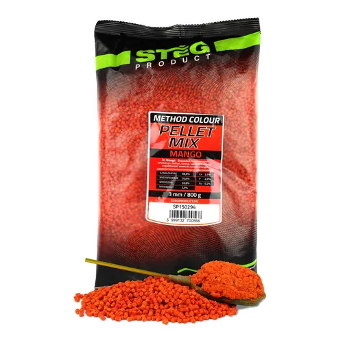 STÉG PELLET MIX 3MM 800G MANGO