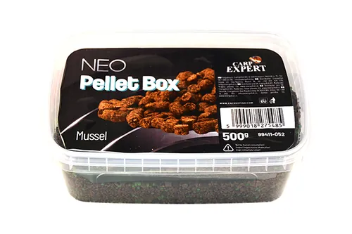 CARP EXPERT NEO BOX PELLET BOX 500G MUSSEL