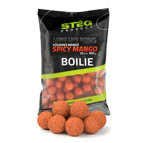 STÉG LONG LIFE BOILIE 20MM 800G SPICY MANGO