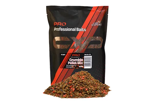 CARP EXPERT PRO GROUNDBAIT CRUMBLE PELLET MIX 800G STRAWBERRY-OCTOPUS