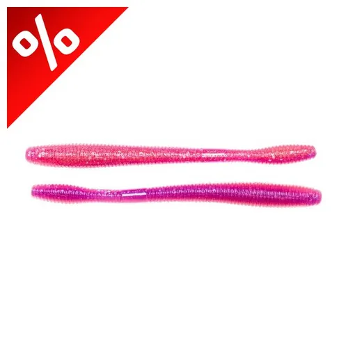 LIVETARGET 4.5" STRAIGHT TAIL WORM PINK / PURPLE 114 MM   SINKING 4DB/CSOMAG