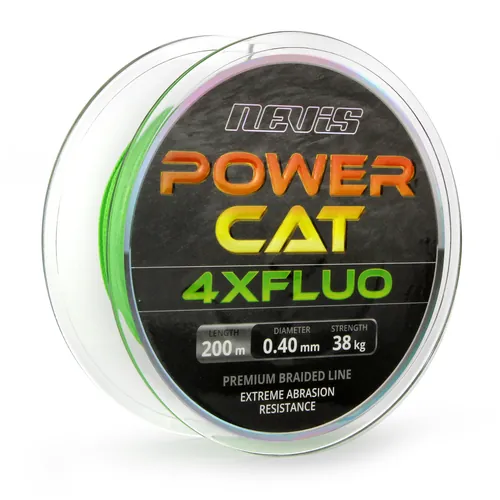 POWERCAT 4XFLUO 200M 0,80MM