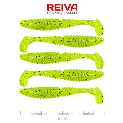 ZANDER POWER SHAD 8CM 5DB/CS (POPPY GREEN)