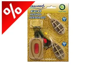 CRALUSSO ECO METHOD KOSÁR SZETT (2 DB+TÖLTŐ) 20-30 G
