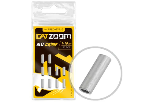 CATZOOM KRIMPELŐ HÜVELY, O1X10 MM, 10 DB