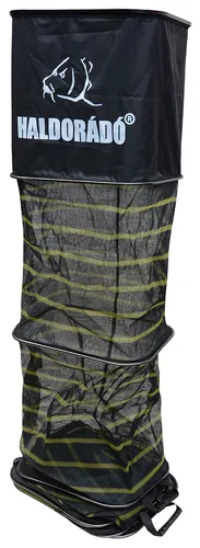 HALDORÁDÓ POWER CARP ZIP MESH 4 M - VERSENY HALTARTÓ ERŐSÍTETT ALJÚ, CIPZÁROS, HORDTÁSKÁVAL