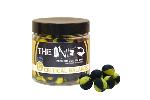 THE ONE CRITICAL BALANCED HOOKBAIT HONEY&HALIBUT 10 MM BLACK - YELLOW 50 GR