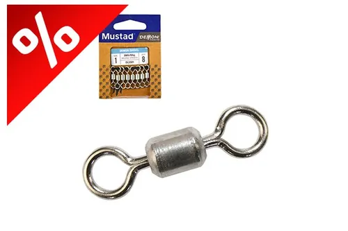 MUSTAD SS ROLLING SWIVEL 4/0 4DB/CSOMAG
