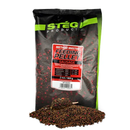 STÉG FEEDING PELLET 2MM 800G SAUSAGE