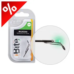 IBITE FEEDER SPICCGYŰRŰ KIT 211 ELEM + ZÖLD LED + GYŰRŰ 2.0X2.4-6MM