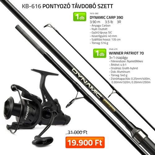 PONTYOZÓ TÁVDOBÓ SZETT  1615-390+ 2546-470