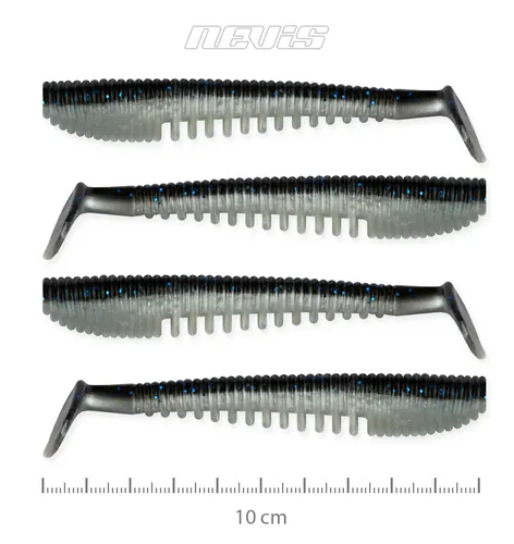IMPULSE SHAD 10CM 4DB/CS (BLEAK)  AKCIÓ -50%