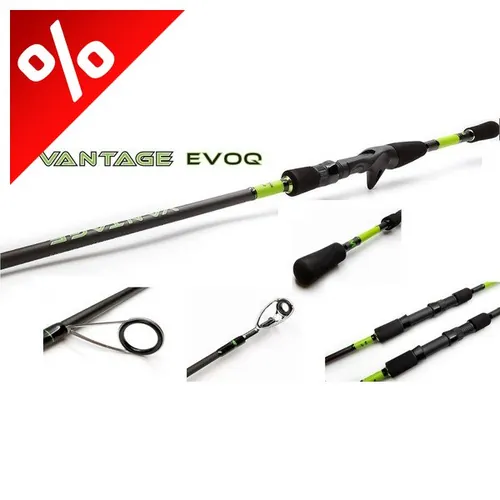MUSTAD VANTAGE EVOQ BAITCASTER 6 8" M 2SEC 207CM 10G - 35G