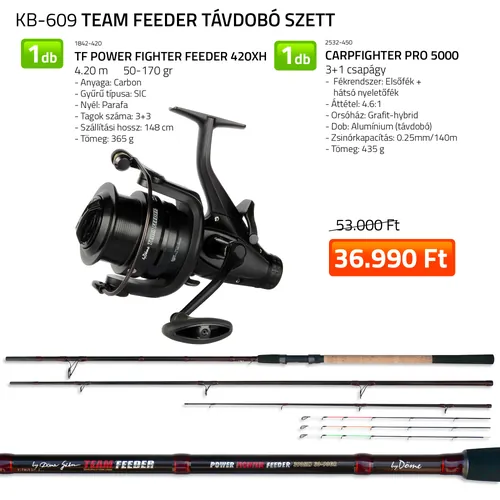 TEAM FEEDER TÁVDOBÓ SZETT  1842-420+ 2532-450