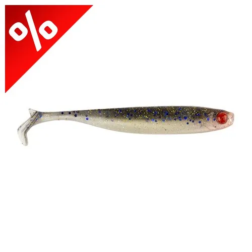MUSTAD MEZASHI Z-TAIL MINNOW 3.5"BLUE DOT SARDINE 6DB/CSOMAG