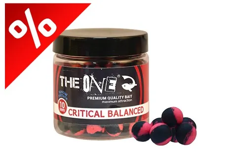 THE ONE CRITICAL BALANCED HOOKBAIT STRAWBERRY&MUSSEL 10 MM BLACK - PINK 50 GR