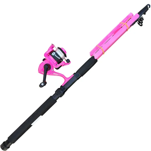 FRENETIC PINK GYEREK SZETT 2,1M BOTTAL, SZERELÉKKEL ÉS ZSINÓRRAL TEKERT ORSÓVAL