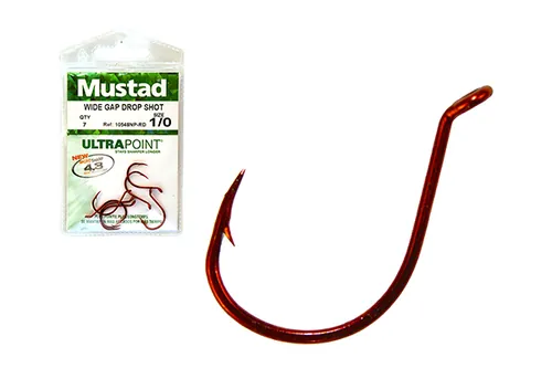 MUSTAD DROPSHOT BN HOOKS 4 10DB/CSOMAG