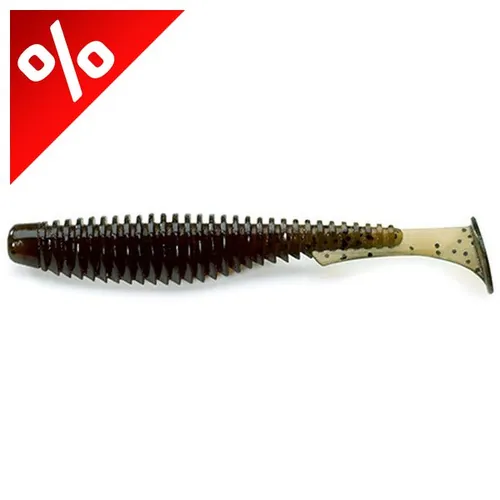 FISHUP_U-SHAD 3" (9PCS.), #043 - WATERMELON BROWN/BLACK