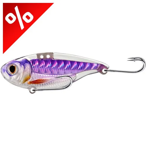 LIVETARGET SONIC SHAD BLADE BAIT VIOLET/BLACK BACK 50 MM 11G