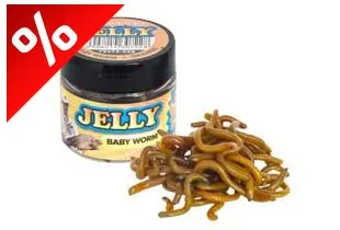 BENZAR JELLY BAITS BABY WORM NARANCS