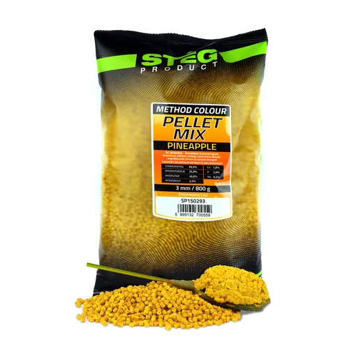 STÉG PELLET MIX 3MM 800G PINEAPPLE