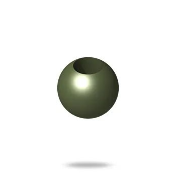 SBS RUBBER AND BEAD GREEN 6 (GUMIGYÖNGY)