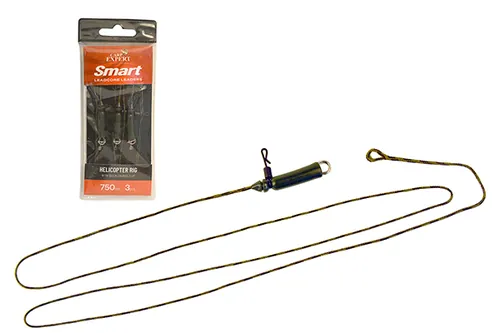CARP EXPERT ELŐKÖTÖTT LEADCORE HELICOPTER SZERELÉK GYORSKAPOCCSAL 3 DB/CSOMAG