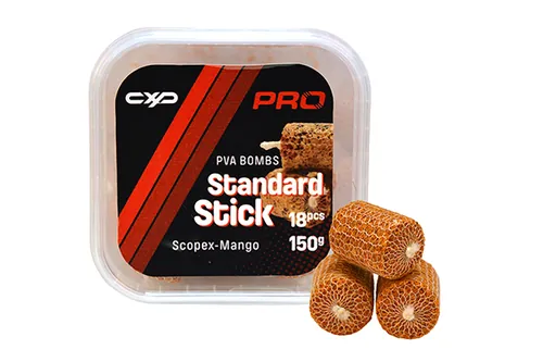 CARP EXPERT PRO BOMBS STICKS 150 STANDARD 18PCS SCOPEX-MANGO 18TT