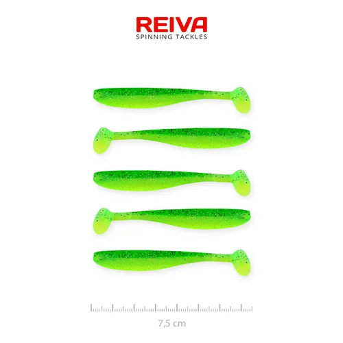 FLASH SHAD 7.5CM 5DB/CS (POISON GREEN)