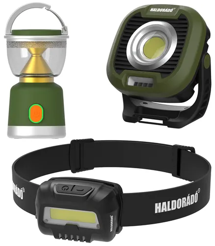 HALDORÁDÓ CAMP LAMP SET 3 DARABOS LÁMPA SZETT