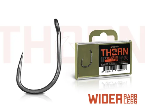 DELPHIN THORN WIDER BARBLESS 11X 4#